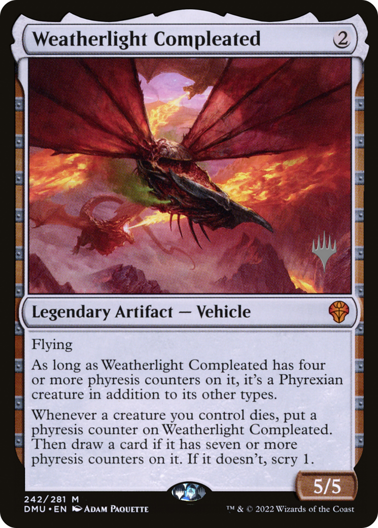 Weatherlight Compleated (PDMU-242P) - Dominaria United Promos Foil - Premium MTG Single from Wizards of the Coast - Just $0.38! Shop now at Game Crave Tournament Store