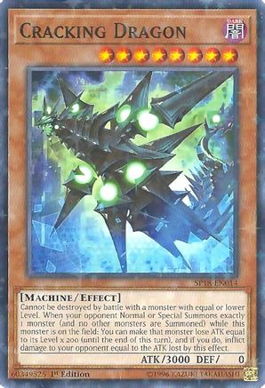 Cracking Dragon (Starfoil) (SP18-EN014) - Star Pack VRAINS 1st Edition - Premium Yugioh Single from Konami - Just $0.25! Shop now at Game Crave Tournament Store