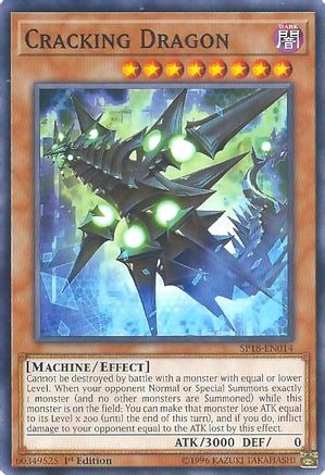 Cracking Dragon (SP18-EN014) - Star Pack VRAINS 1st Edition - Premium Yugioh Single from Konami - Just $0.25! Shop now at Game Crave Tournament Store
