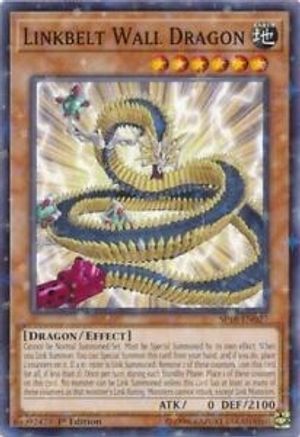 Linkbelt Wall Dragon (Starfoil) (SP18-EN027) - Star Pack VRAINS 1st Edition - Premium Yugioh Single from Konami - Just $0.26! Shop now at Game Crave Tournament Store