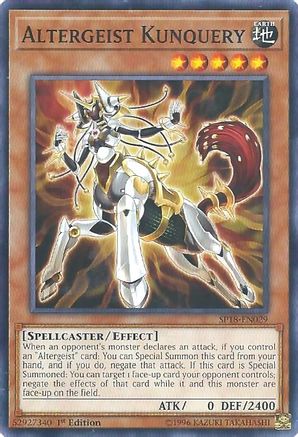 Altergeist Kunquery (SP18-EN029) - Star Pack VRAINS 1st Edition - Premium Yugioh Single from Konami - Just $0.08! Shop now at Game Crave Tournament Store