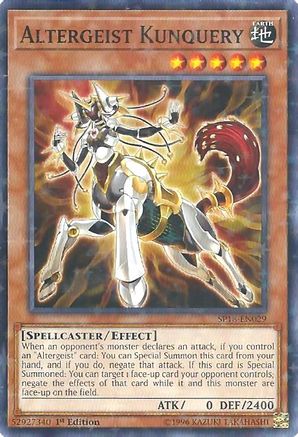 Altergeist Kunquery (Starfoil) (SP18-EN029) - Star Pack VRAINS 1st Edition - Premium Yugioh Single from Konami - Just $0.42! Shop now at Game Crave Tournament Store