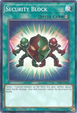 Security Block (SP18-EN038) - Star Pack VRAINS 1st Edition - Premium Yugioh Single from Konami - Just $0.25! Shop now at Game Crave Tournament Store