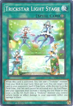Trickstar Light Stage (SP18-EN040) - Star Pack VRAINS 1st Edition - Premium Yugioh Single from Konami - Just $0.98! Shop now at Game Crave Tournament Store