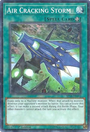 Air Cracking Storm (Starfoil) (SP18-EN042) - Star Pack VRAINS 1st Edition - Premium Yugioh Single from Konami - Just $0.25! Shop now at Game Crave Tournament Store