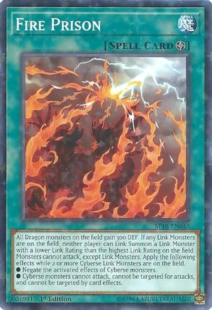 Fire Prison (Starfoil) (SP18-EN043) - Star Pack VRAINS 1st Edition - Premium Yugioh Single from Konami - Just $0.51! Shop now at Game Crave Tournament Store