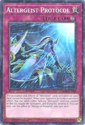 Altergeist Protocol (Starfoil) (SP18-EN048) - Star Pack VRAINS 1st Edition - Premium Yugioh Single from Konami - Just $0.39! Shop now at Game Crave Tournament Store