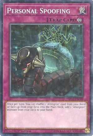 Personal Spoofing (Starfoil) (SP18-EN049) - Star Pack VRAINS 1st Edition - Premium Yugioh Single from Konami - Just $0.40! Shop now at Game Crave Tournament Store