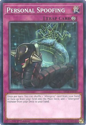 Personal Spoofing (SP18-EN049) - Star Pack VRAINS 1st Edition - Premium Yugioh Single from Konami - Just $0.38! Shop now at Game Crave Tournament Store