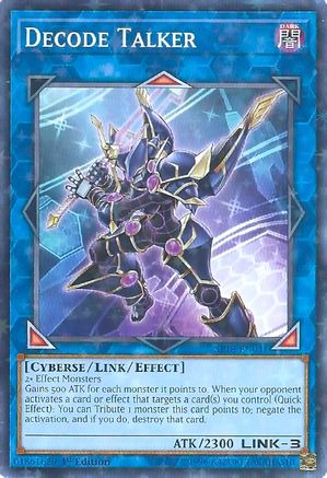 Decode Talker (Starfoil) (SP18-EN031) - Star Pack VRAINS 1st Edition - Premium Yugioh Single from Konami - Just $0.45! Shop now at Game Crave Tournament Store