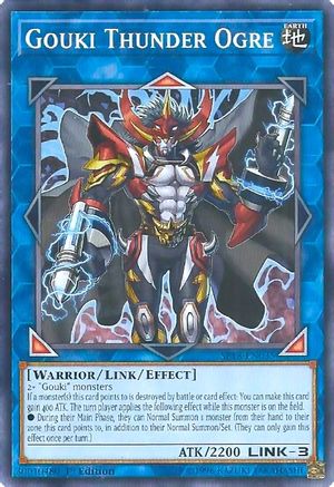 Gouki Thunder Ogre (SP18-EN035) - Star Pack VRAINS 1st Edition - Premium Yugioh Single from Konami - Just $0.25! Shop now at Game Crave Tournament Store
