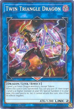Twin Triangle Dragon (SP18-EN036) - Star Pack VRAINS 1st Edition - Premium Yugioh Single from Konami - Just $0.08! Shop now at Game Crave Tournament Store