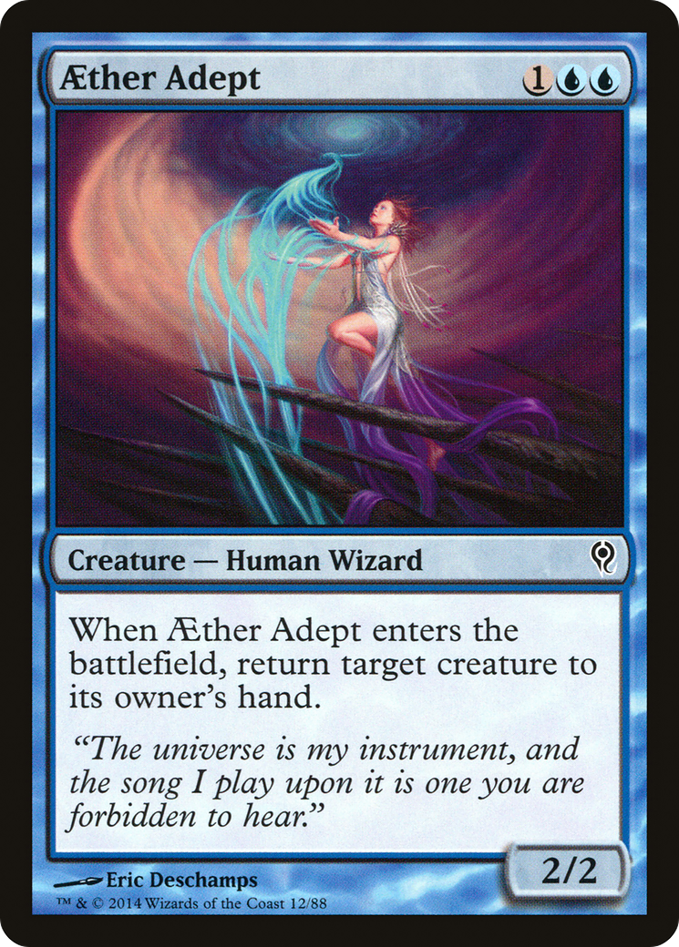 Aether Adept (DDM-012) - Duel Decks: Jace vs. Vraska - Premium MTG Single from Wizards of the Coast - Just $0.08! Shop now at Game Crave Tournament Store