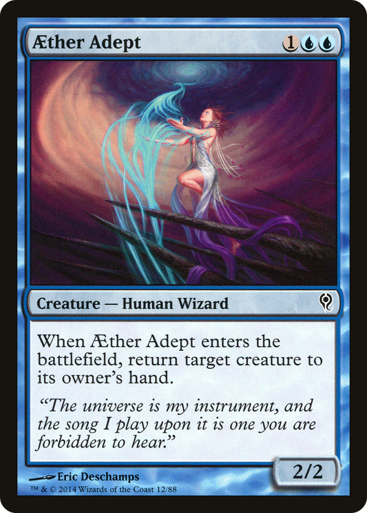 Aether Adept (DDM-012) - Duel Decks: Jace vs. Vraska - Premium MTG Single from Wizards of the Coast - Just $0.08! Shop now at Game Crave Tournament Store