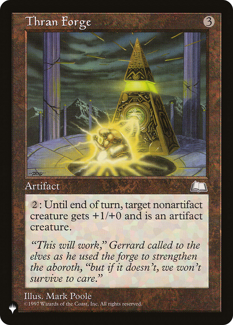 Thran Forge (PLIST-954) - The List - Premium MTG Single from Wizards of the Coast - Just $0.08! Shop now at Game Crave Tournament Store
