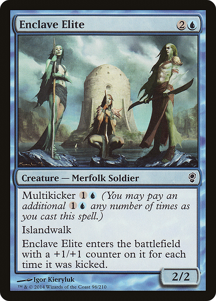 Enclave Elite (CNS-096) - Conspiracy Foil - Premium MTG Single from Wizards of the Coast - Just $0.12! Shop now at Game Crave Tournament Store