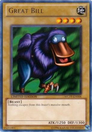 Great Bill (WCPP-EN006) - World Championship 2010 Card Pack Limited - Premium Yugioh Single from Konami - Just $20.28! Shop now at Game Crave Tournament Store