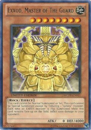 Exxod, Master of The Guard (WCPP-EN015) - World Championship 2010 Card Pack Limited - Premium Yugioh Single from Konami - Just $27.69! Shop now at Game Crave Tournament Store