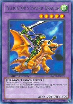Alligator's Sword Dragon (WCPP-EN019) - World Championship 2010 Card Pack Limited - Premium Yugioh Single from Konami - Just $4.29! Shop now at Game Crave Tournament Store