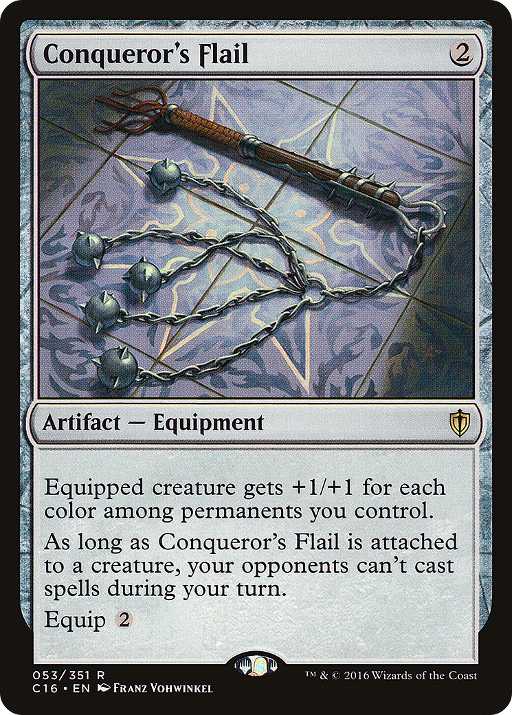 Conqueror's Flail (C16-053) - Commander 2016 - Premium MTG Single from Wizards of the Coast - Just $1.58! Shop now at Game Crave Tournament Store