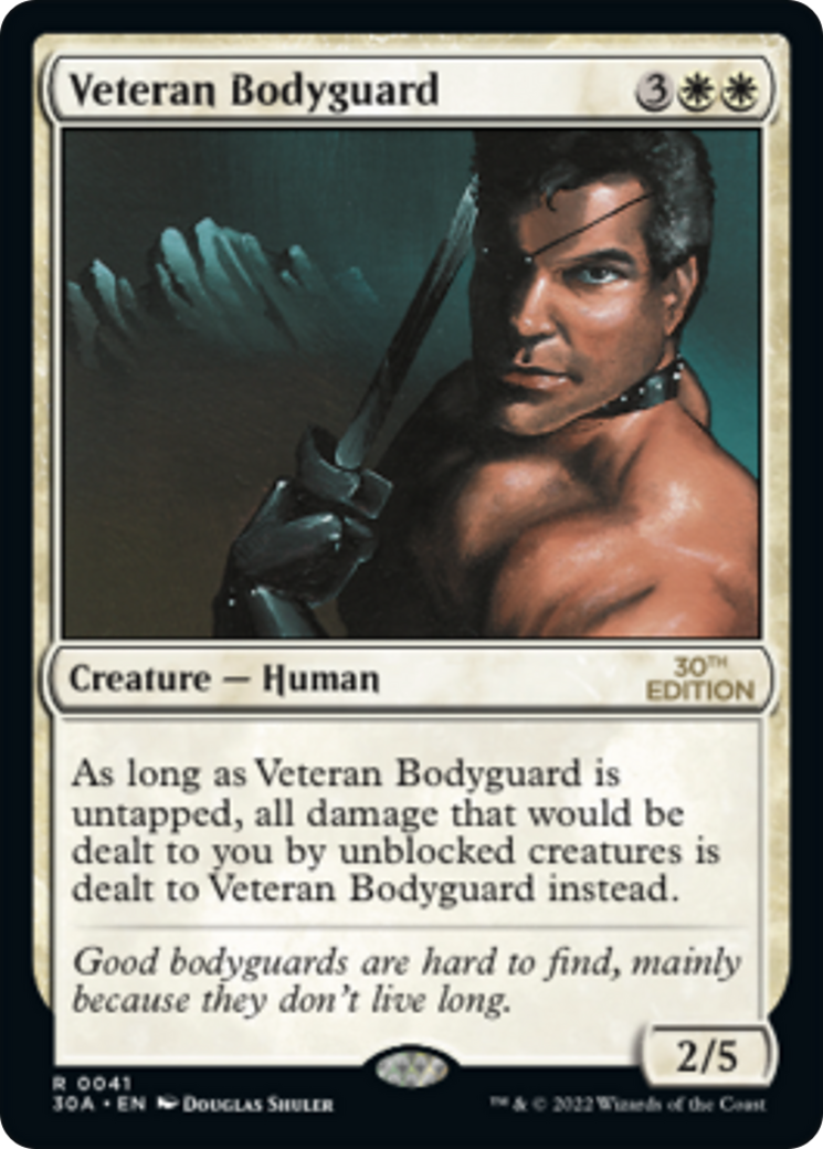 Veteran Bodyguard (30A-041) - 30th Anniversary Edition - Premium MTG Single from Wizards of the Coast - Just $7.49! Shop now at Game Crave Tournament Store