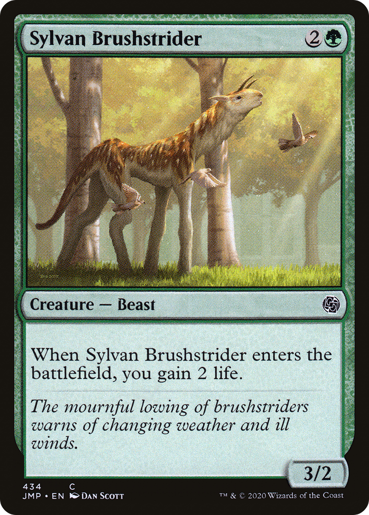 Sylvan Brushstrider (JMP-434) - Jumpstart - Premium MTG Single from Wizards of the Coast - Just $0.18! Shop now at Game Crave Tournament Store