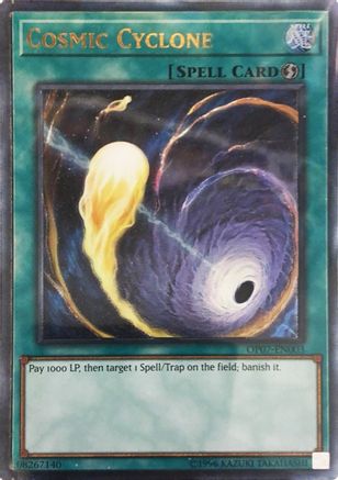 Cosmic Cyclone (OP07-EN003) - OTS Tournament Pack 7 Unlimited - Premium Yugioh Single from Konami - Just $35.36! Shop now at Game Crave Tournament Store