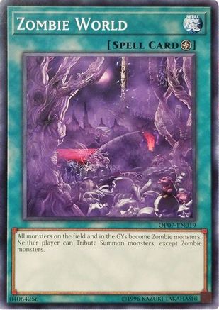 Zombie World (OP07-EN019) - OTS Tournament Pack 7 Unlimited - Premium Yugioh Single from Konami - Just $0.75! Shop now at Game Crave Tournament Store