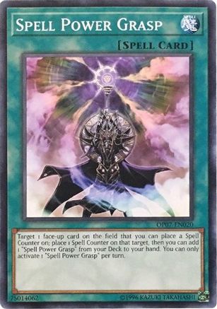 Spell Power Grasp (OP07-EN020) - OTS Tournament Pack 7 Unlimited - Premium Yugioh Single from Konami - Just $0.25! Shop now at Game Crave Tournament Store