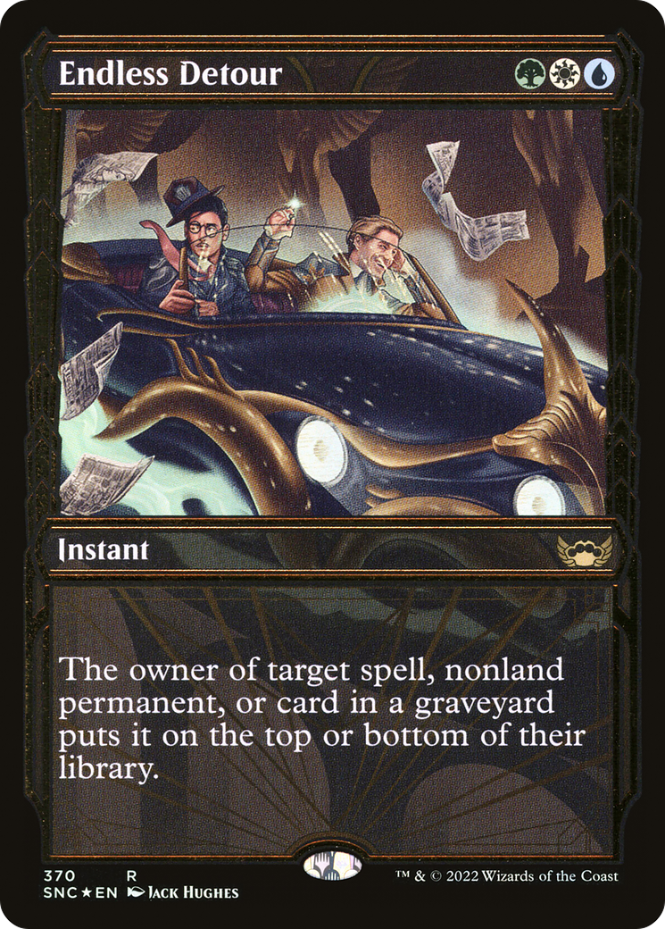 Endless Detour (SNC-370) - Streets of New Capenna: (Showcase) Foil - Premium MTG Single from Wizards of the Coast - Just $0.40! Shop now at Game Crave Tournament Store