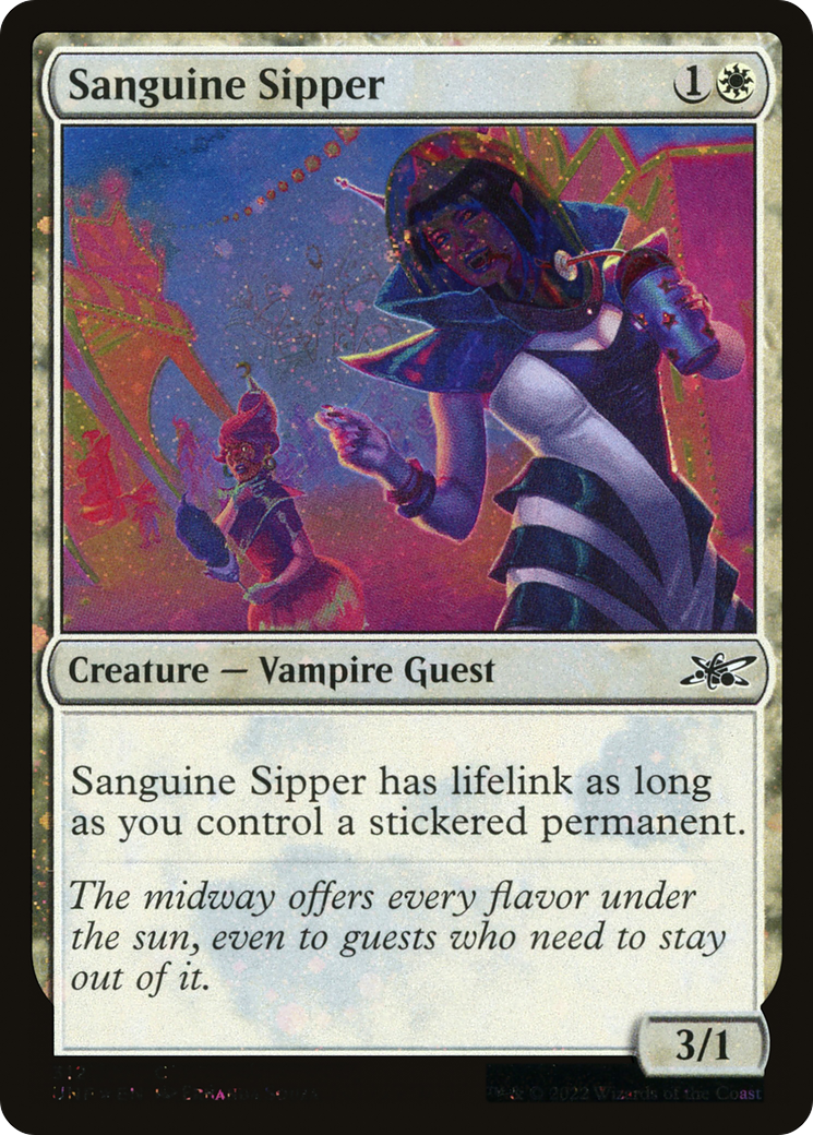 Sanguine Sipper (UNF-312) - Unfinity Foil - Premium MTG Single from Wizards of the Coast - Just $0.08! Shop now at Game Crave Tournament Store