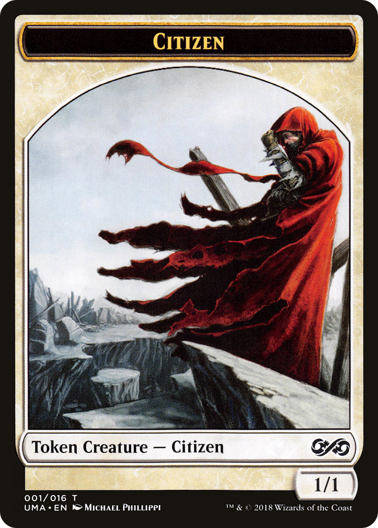 Citizen (TUMA-001) - Ultimate Masters Tokens - Premium MTG Single from Wizards of the Coast - Just $0.08! Shop now at Game Crave Tournament Store