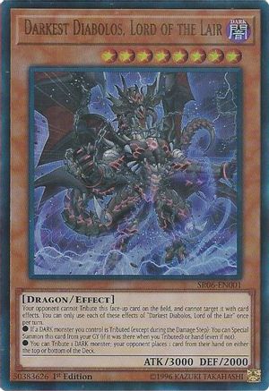 Darkest Diabolos, Lord of the Lair (SR06-EN001) - Structure Deck: Lair of Darkness 1st Edition - Premium Yugioh Single from Konami - Just $1.57! Shop now at Game Crave Tournament Store