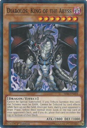 Diabolos, King of the Abyss (SR06-EN004) - Structure Deck: Lair of Darkness 1st Edition - Premium Yugioh Single from Konami - Just $0.25! Shop now at Game Crave Tournament Store