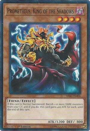 Prometheus, King of the Shadows (SR06-EN006) - Structure Deck: Lair of Darkness 1st Edition - Premium Yugioh Single from Konami - Just $0.08! Shop now at Game Crave Tournament Store