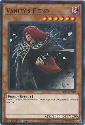 Vanity's Fiend (SR06-EN010) - Structure Deck: Lair of Darkness 1st Edition - Premium Yugioh Single from Konami - Just $0.38! Shop now at Game Crave Tournament Store