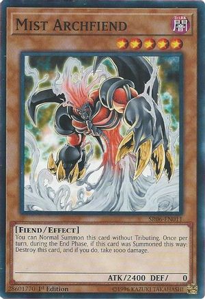 Mist Archfiend (SR06-EN011) - Structure Deck: Lair of Darkness 1st Edition - Premium Yugioh Single from Konami - Just $0.25! Shop now at Game Crave Tournament Store