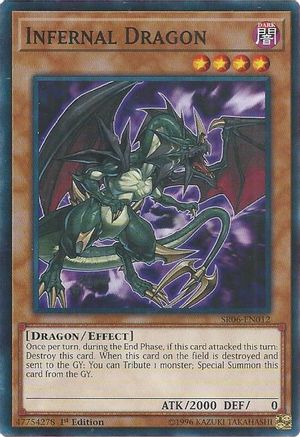 Infernal Dragon (SR06-EN012) - Structure Deck: Lair of Darkness 1st Edition - Premium Yugioh Single from Konami - Just $0.26! Shop now at Game Crave Tournament Store
