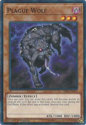 Plague Wolf (SR06-EN016) - Structure Deck: Lair of Darkness 1st Edition - Premium Yugioh Single from Konami - Just $0.25! Shop now at Game Crave Tournament Store