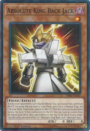 Absolute King Back Jack (SR06-EN020) - Structure Deck: Lair of Darkness 1st Edition - Premium Yugioh Single from Konami - Just $0.25! Shop now at Game Crave Tournament Store