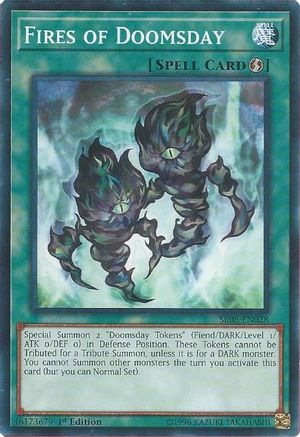 Fires of Doomsday (SR06-EN028) - Structure Deck: Lair of Darkness 1st Edition - Premium Yugioh Single from Konami - Just $0.25! Shop now at Game Crave Tournament Store