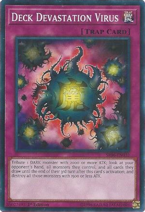 Deck Devastation Virus (SR06-EN032) - Structure Deck: Lair of Darkness 1st Edition - Premium Yugioh Single from Konami - Just $0.25! Shop now at Game Crave Tournament Store