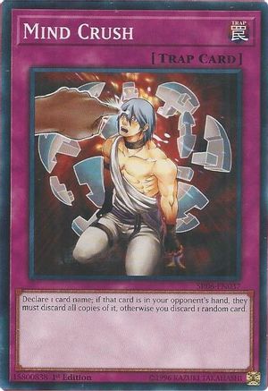 Mind Crush (SR06-EN037) - Structure Deck: Lair of Darkness 1st Edition - Premium Yugioh Single from Konami - Just $0.26! Shop now at Game Crave Tournament Store