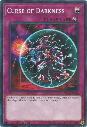 Curse of Darkness (SR06-EN039) - Structure Deck: Lair of Darkness 1st Edition - Premium Yugioh Single from Konami - Just $0.25! Shop now at Game Crave Tournament Store