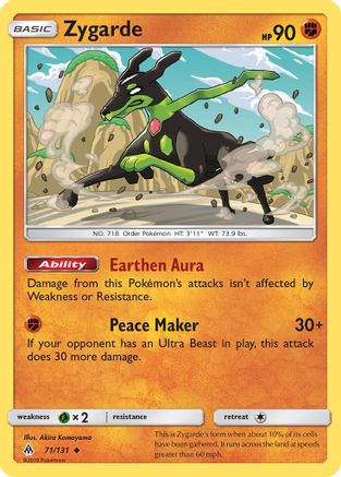 Zygarde 71/131 - Forbidden Light - Premium Pokemon Single from Nintendo - Just $0.25! Shop now at Game Crave Tournament Store