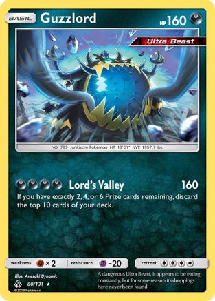 Guzzlord 80/131 - Forbidden Light Holofoil - Premium Pokemon Single from Nintendo - Just $0.93! Shop now at Game Crave Tournament Store