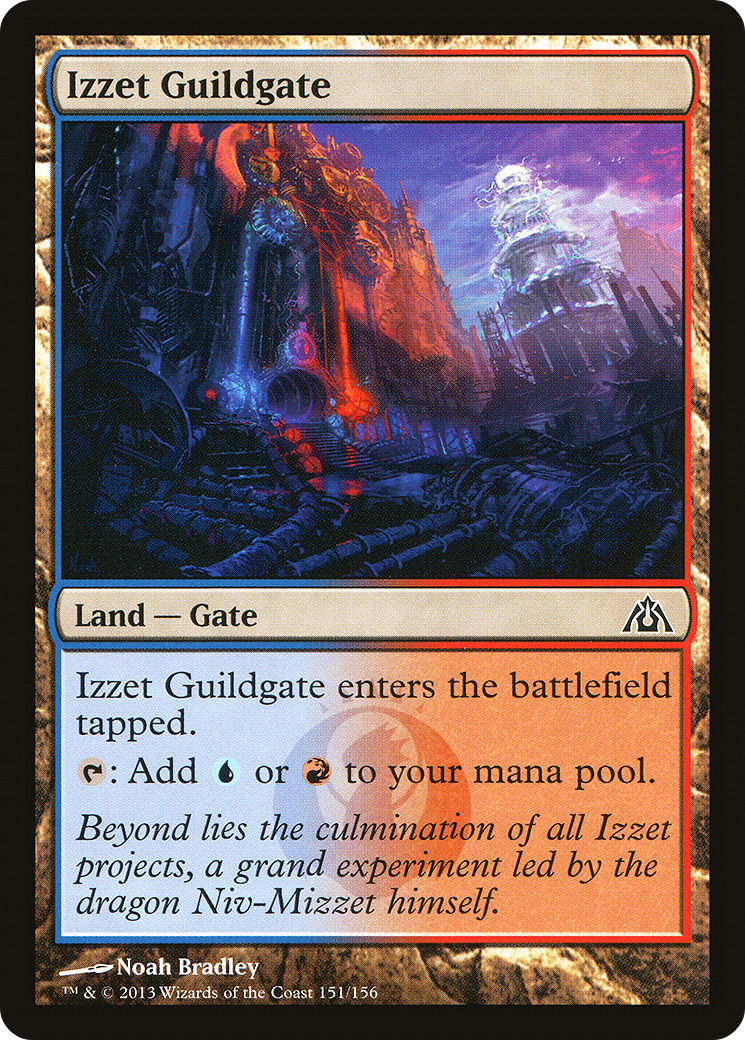 Izzet Guildgate (DGM-151) - Dragon's Maze - Premium MTG Single from Wizards of the Coast - Just $0.15! Shop now at Game Crave Tournament Store