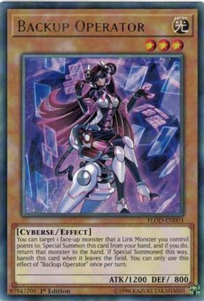 Backup Operator (FLOD-EN003) - Flames of Destruction 1st Edition - Premium Yugioh Single from Konami - Just $0.25! Shop now at Game Crave Tournament Store