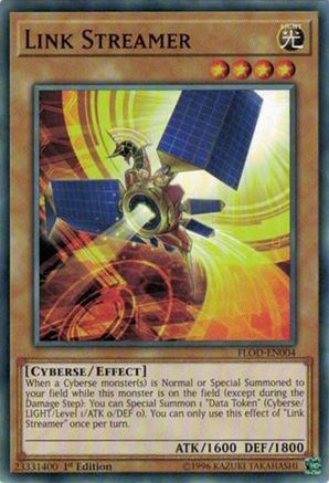 Link Streamer (FLOD-EN004) - Flames of Destruction Unlimited - Premium Yugioh Single from Konami - Just $0.25! Shop now at Game Crave Tournament Store