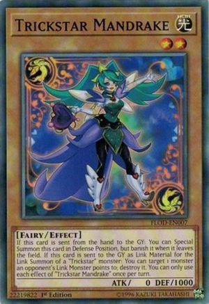Trickstar Mandrake (FLOD-EN007) - Flames of Destruction Unlimited - Premium Yugioh Single from Konami - Just $0.25! Shop now at Game Crave Tournament Store
